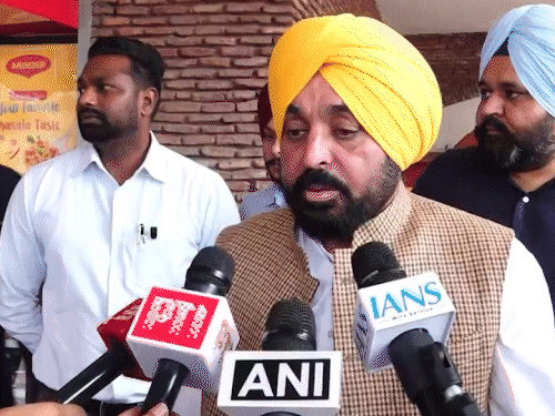CM मान राष्ट्रपति से बोले- संविधान का मजाक बनाया:पंजाब में BJP के विधायक 2 और राज्यसभा सांसद 6 हो गए; चड्‌ढा बोले- हमारे पास 21 राज्यों की पुलिस