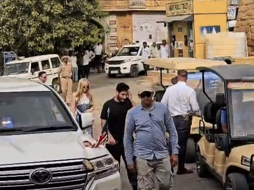 Tiffany trump reached jaisalmer