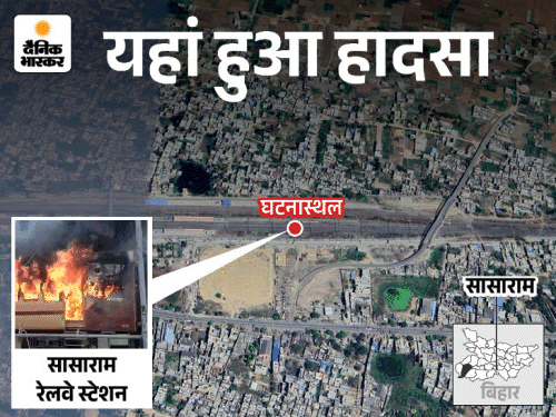 Intercity Express Fire | Sasaram Station Passengers Flee