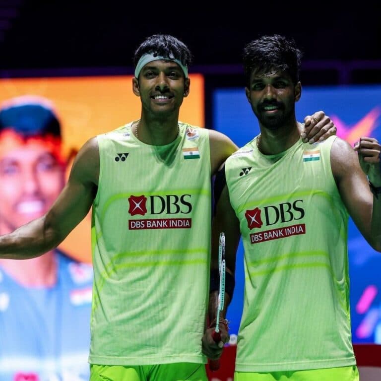 सात्विक-चिराग सिंगापुर ओपन बैडमिंटन के फाइनल में पहुंचे:दुनिया की नंबर-1 जोड़ी को हराया; कोरिया के वर्ल्ड चैंपियंस को 21-19, 21-18 से हराया