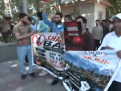 Jammu Kashmir Liquor Ban Protest Photos; BJP Vs Omar Abdullah