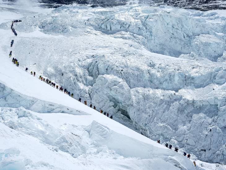 492 climbers from 55 countries are eager to create history; 109 are from China and 61 from India.